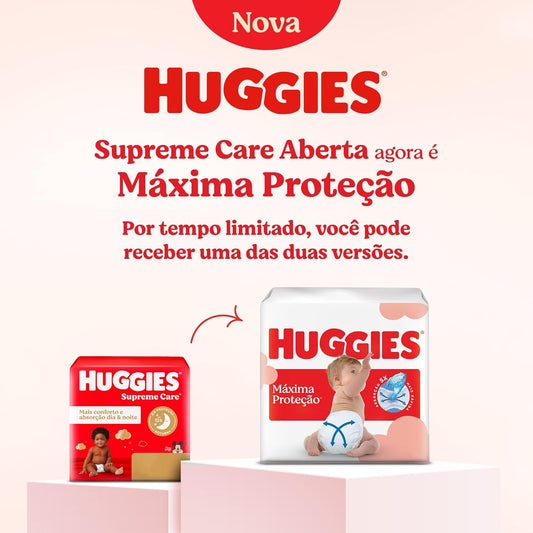 🛡️ Fralda Descartável Huggies Supreme Care XG 140 Unidades