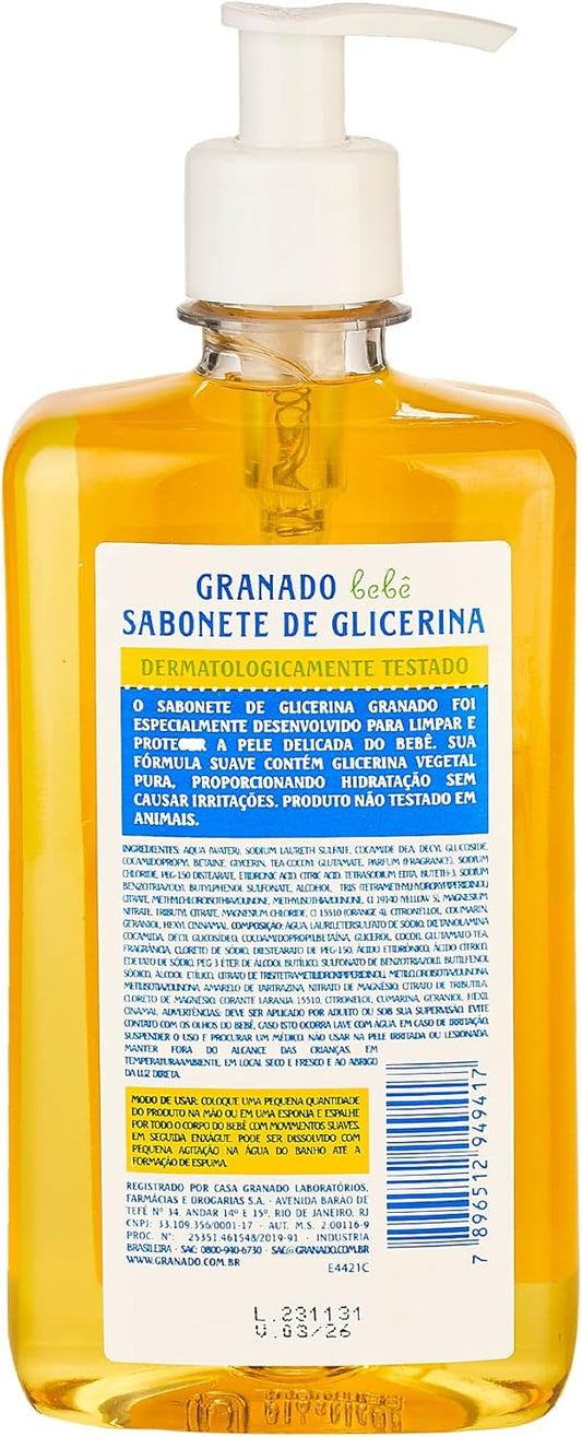 🧼 Sabonete Líquido Granado Bebê Tradicional 500ml